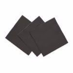 Plain paper napkins -Black-