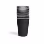 Paper Cups - black-