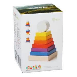 cubika wooden stacking tower