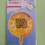 Age 50 foil balloon