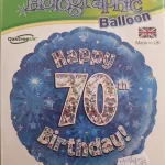 Age 70 foil balloon