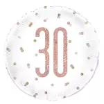 Age 30 foil balloon
