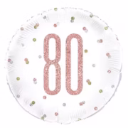 Age 80 foil balloon