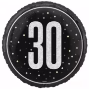 Age 30 foil balloon