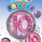 Age 10 Birthday balloon