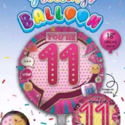 Age 11 Birthday balloon