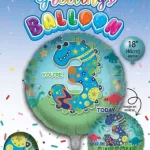 Age 3 foil balloon BL-GBRD18/23