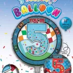 Age 5 foil balloon BL-GBRD18/27