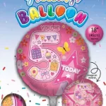 Age 5 foil balloon BL-GBRD18/28