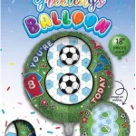 Age 8 Birthday foil BL-GBRD18/33