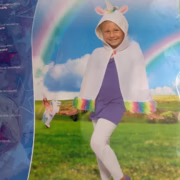 Unicorn cape 4-9 years