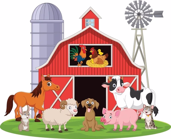 Farmyard animals