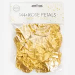 Gold rose petals