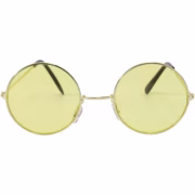 Hippie sunglasses yellow