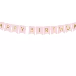Pink Birthday Banner