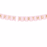 Pink Birthday Banner