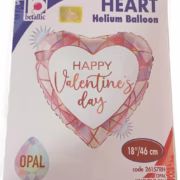 Pink Valentine's balloon