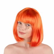 orange wig