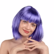 purple wig