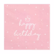 Happy Birthday napkin