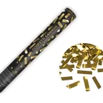 Confetti cannon 40 cm gold