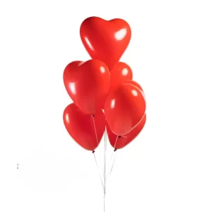 Valentine's day Heart helium bunches - Image 2