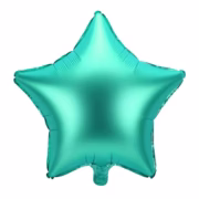 Green Star foil balloon 48 cm