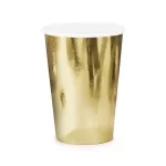 gold paper cup