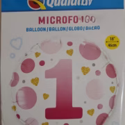 First Birthday helium balloon