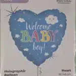 Welcome Baby Boy helium balloon