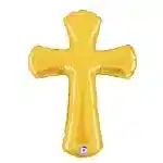 Gold Cross foil balloon