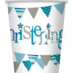 Christening Blue 9 oz Cups 8 CT