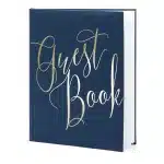Guest book, blue