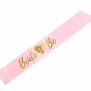 Sash Bride to be Pink
