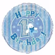 First Birthday helium balloon 55481
