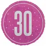 Age 30 foil balloon 82291