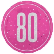 Age 80 foil balloon 82296