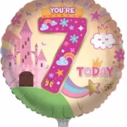 Age 7 foil balloon BL-GBRD18/32