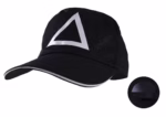 Black cap with geometric shapes - Image 2