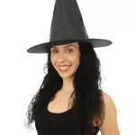 Black Fabric witch hat