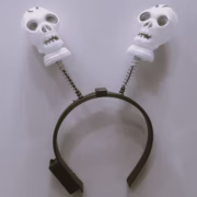 Headband skull lighting