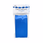 navy blue crepe garland