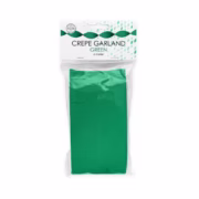 Green Crepe Garland
