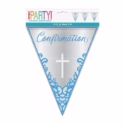 confirmation banner blue