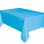 Plastic table cover -light blue-