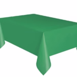 Plastic table cover -green-