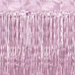 Party curtains 100x200 cm pink