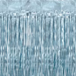 Party curtains 100x200 cm blue