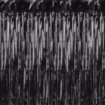 Party curtains 100x200 cm black