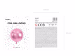 Foil balloon ball -pink-FB13M-081J - Image 3